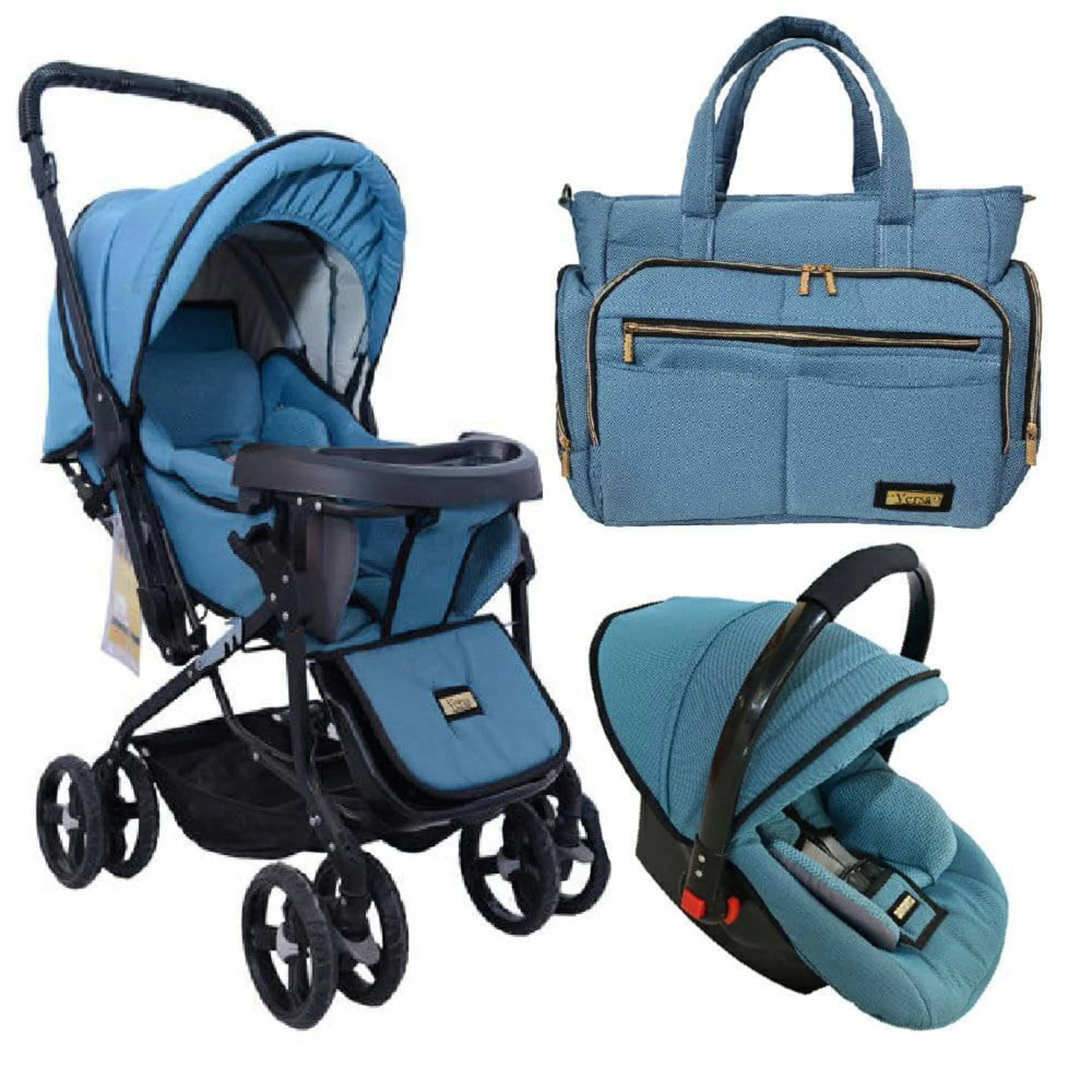 ست کالسکه دلیجان آبی 